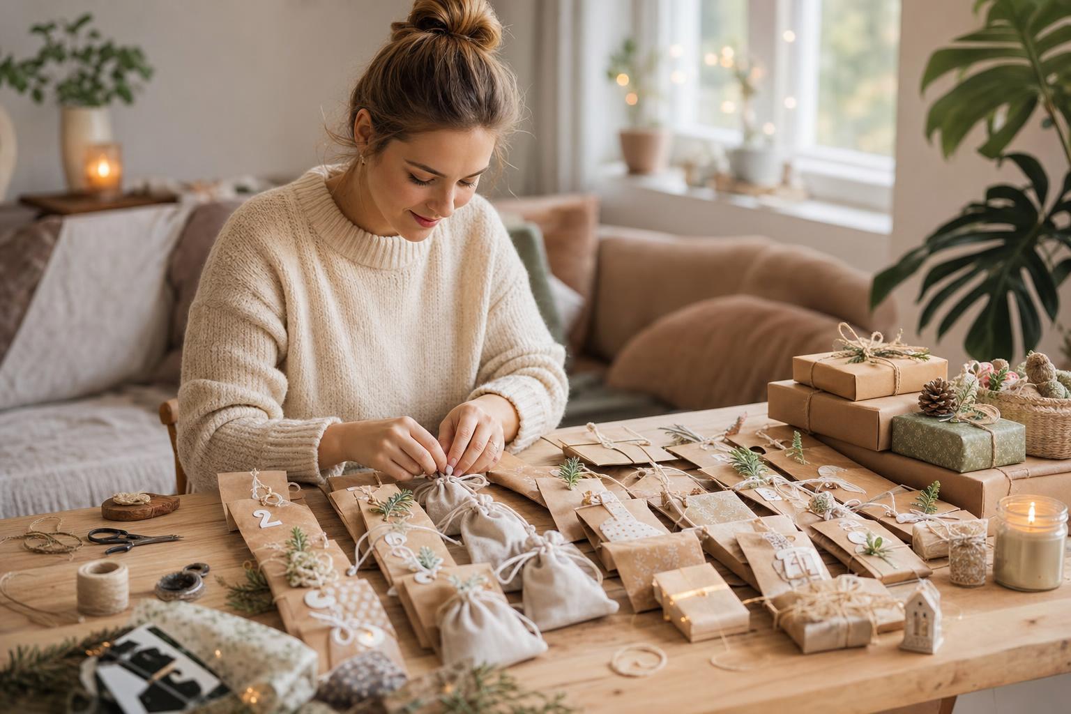 Adventskalender Ideen DIY: 24 fillers under £20, on time