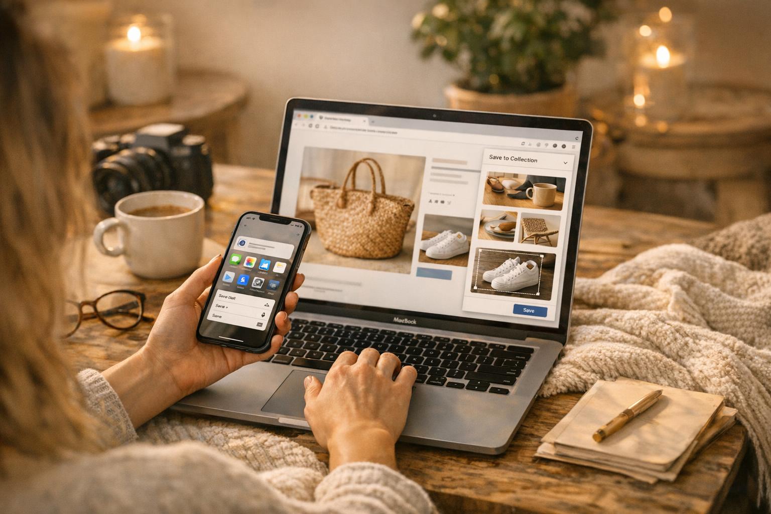 Produkte speichern: So sammelst du Ideen aus allen Online-Shops