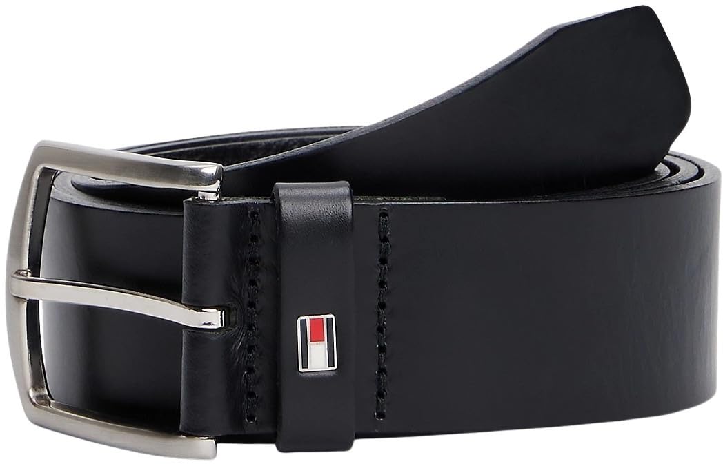 Tommy Hilfiger Herren Gürtel New Denton Belt 4.0 Ledergürtel, Schwarz (Black), 105 cm : Amazon.de: Fashion
